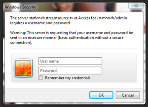 Login Window